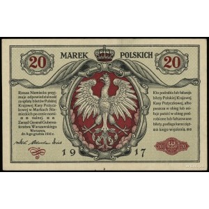 20 marek polskich 9.12.1916, Generał, seria A, numeracj...