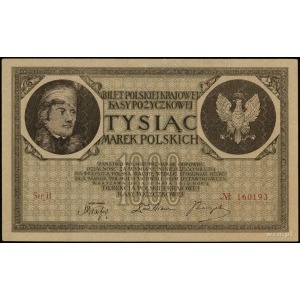 1.000 marek polskich 17.05.1919, seria B, numeracja 160...