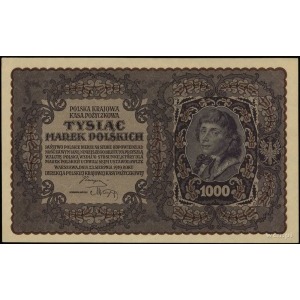 1.000 marek polskich 23.08.1919, seria II-A, numeracja ...