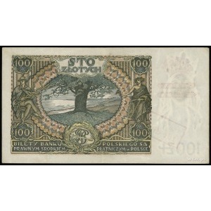 100 złotych 1939, nadruk na banknocie 100 złotych 9.11....