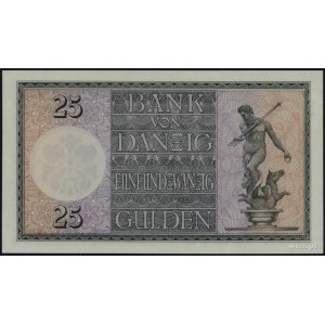 Bank von Danzig, 25 guldenów 2.01.1931, seria B/C, nume...