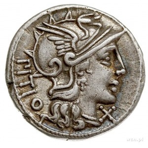 L. Sempronius Pitio 148 pne, denar 148 pne, Rzym, Aw: G...