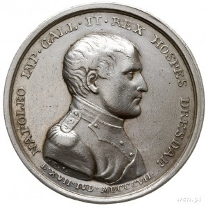 Fryderyk August I, medal autorstwa Hoecknera wybity z o...