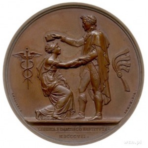 medal autorstwa Andrieu’a i Denon’a z okazji wyzwolenia...