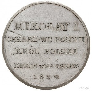 medal koronacyjny Mikołaja I z 1829 r., zaprojektowany ...