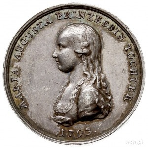 medal z 1793 r., sygnowany HOE(CKNER), wybity z okazji ...