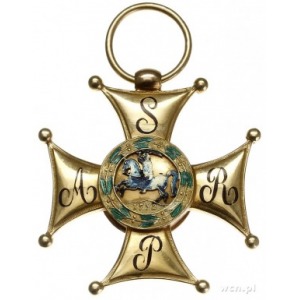 Krzyż Złoty Orderu Virtuti Militari IV klasa, 1831, wyk...