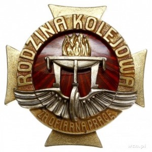 honorowa odznaka pamiątkowa Rodzina Kolejowa Za Ofiarną...