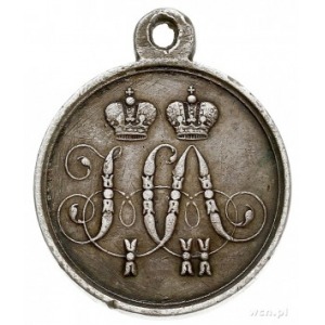 medal Za Obronę Sewastopola 1854-1855, srebro, 28 mm, 1...