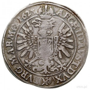 Ferdynand II 1619-1637, talar 1623, Praga, srebro 28.76...