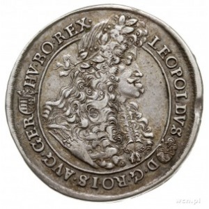 Leopold I 1657-1705, talar 1691 KB, Krzemnica, srebro 2...