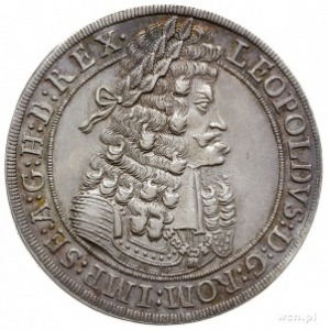 Leopold I 1657-1705, talar 1701, Hall, srebro 28.46 g, ...