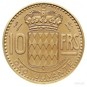 Rainier III 1949-2005, 10 franków 1950, Paryż, piefort,...