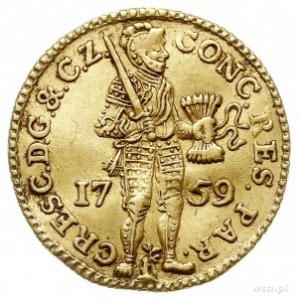 Geldria, dukat (Gouden dukaat) 1759, złoto 3.49 g, Fr. ...