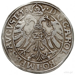Wilhelm VI 1492-1559, talar (24 grosze) 1558, Schleusin...
