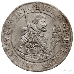 Jan Jerzy I 1615-1656, talar 1626 HI, Drezno, srebro 28...