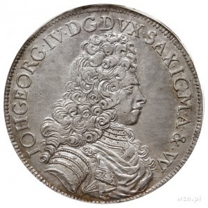 Jan Jerzy IV 1691-1694, gulden 1693 IK, Drezno, Kahnt 6...