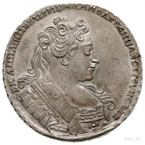 rubel 1732, Kadashevskij Dvor (Moskwa), srebro 25.96 g,...