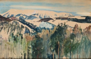 Julian Fałat, PEJZAŻ Z SEMMERING, 1914