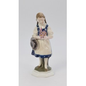 ROSENTHAL AG, Girl from Tyrol, with bouquet (Tiroler Mädchen)