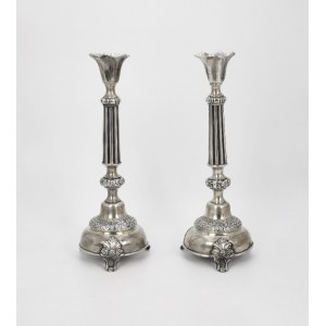 B. SCARLET (possibly Scarlet Brothers active late 19th century-early 20th century), Pair of candlesticks
