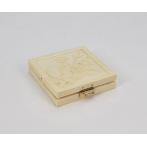 Bone powder box, in a case