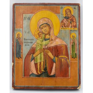 Ikone - Mutter Gottes mit dem Kind Wiedererlangung der verlorenen Seelen (Vzyskaniye pogibshich)