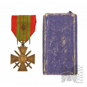 2WW - Francouzský válečný kříž 1939-1945 Croix de Guerre