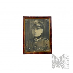 IIRP - Photo Monidło of a KOP Soldier in a Frame