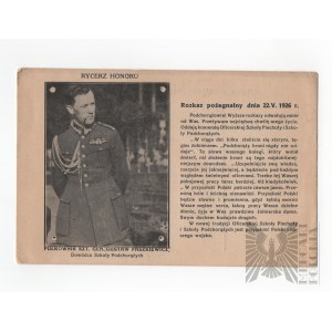 IIRP - Postkarte von Generaloberst Gustaw Paszkiewicz