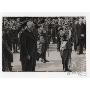 II RP - Zdjęcie z Pogrzebu J.Piłsudskiego - Mościcki, Edward Rydz-Śmigły