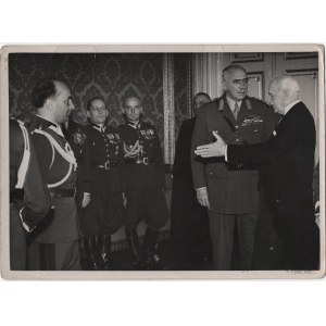 Fotografie IIRP z návštěvy britského generála Edmunda Ironsidea, Moscicki