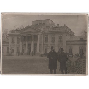 II RP - Photo of Dmowski &amp; Daszynski at Belvedere.
