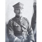 II RP - Skleněný negativ - Portrét generála Poláka