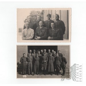 2WW Zwei Fotos aus Murnau &amp; Oflag VII - General Julius Zalauf