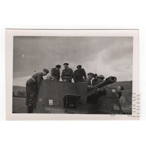 PSZnZ - Fotografia z cvičenia 1. motostreleckého pluku - Maczek, Boruta