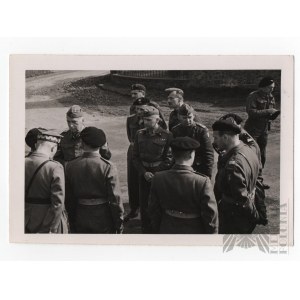 PSZnZ - Group photo of exercises of the 1st Armored Division, Stanislaw Maczek