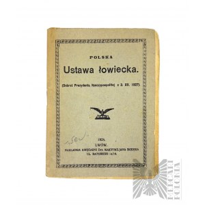 IIRP Polský zákon o myslivosti 1928 Lwów