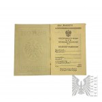 II RP - Polski Paszport In Blanco