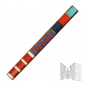 PSZnZ - Award Ribbon - Monte Cassino &amp; Army Medal, Celluloid