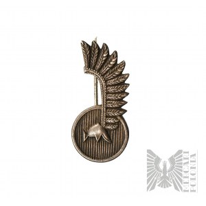 PSZnZ Silver Badge of the 1st Armored Division of General Maczek.