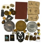 PRL - Zestaw odznak, medali, odznaczeń, orzełków&nbsp;