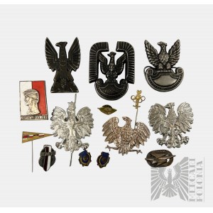 People's Republic of Poland - Set of eagle badges