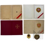 People's Republic of Poland - A set of badges and ID cards after Ensign. Henryk Pawlak.