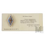 People's Republic of Poland - Set of Badges &amp; Documents after Col.Filipek Commander NJW