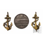 IIRP Set von Buttons, Abzeichen und Medaille - Warschauer Ruderverein