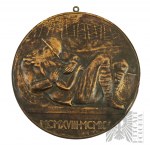 IIRP - Velký vzácný Padlý v boji 1918-1920 24cm mincovní plaketa