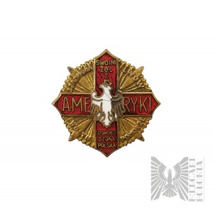 IIRP Miniaturka Odznaki Ochotnicy z Ameryki Emalia