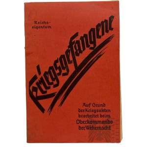 2WW Německá kniha válečných zajatců Kriegsgefangenen, OKW