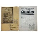 2. svetová vojna - nemecké noviny Der Schulungsbrief, 3./4., 1941